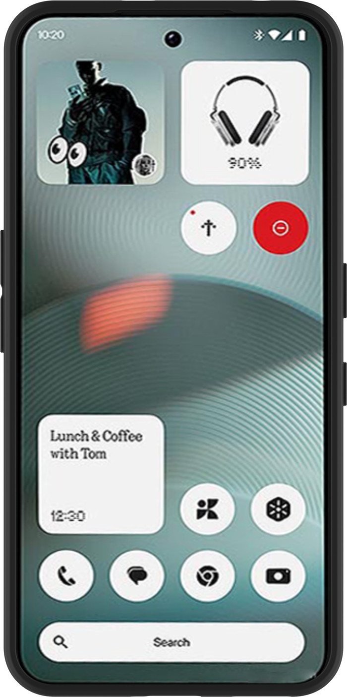 Nothing Phone (3) 256GB Schwarz 5G + Zubehörset vorne
