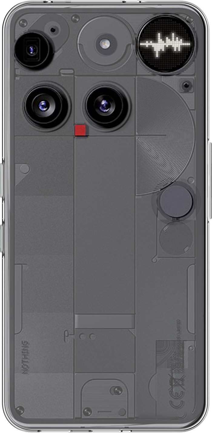 Just in Case Soft Design Nothing Phone (3) Backcover Transparent Main Image