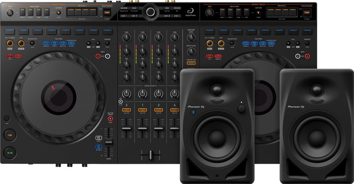AlphaTheta DDJ-GRV6 + Pioneer DJ DM-40D-BT Black Main Image