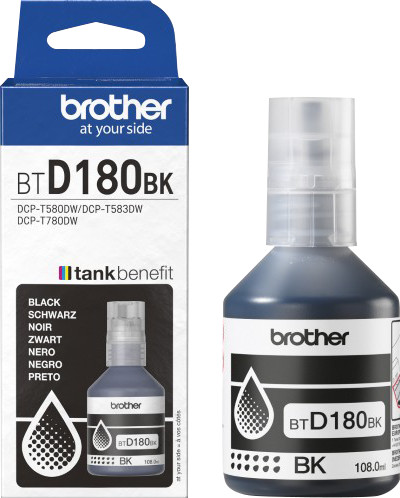 Brother BT-D180 Tintenflasche Schwarz Main Image