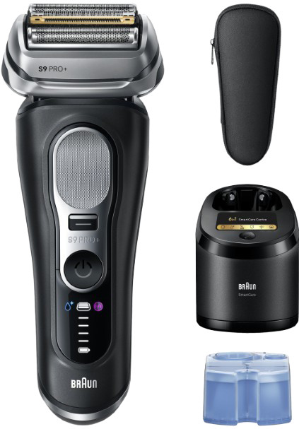 Braun Series 9 Pro+ 9660CC Schwarz vorne