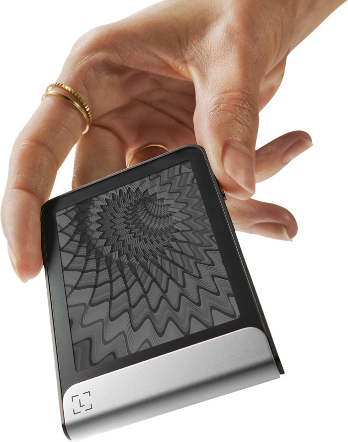 Ledger Flex Graphite including Recovery Key product in use