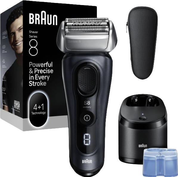 Braun Series 8 8663CC Grau verpackung