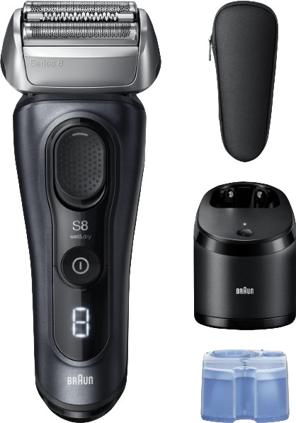 Braun Series 8 8663CC Grau vorne