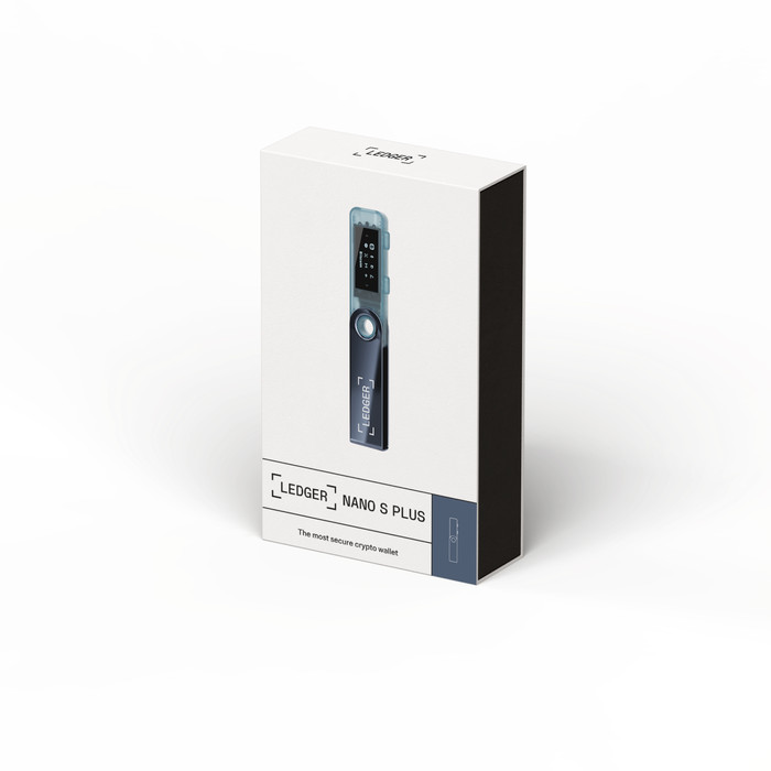 Ledger Nano S Plus Neptune Blue packaging