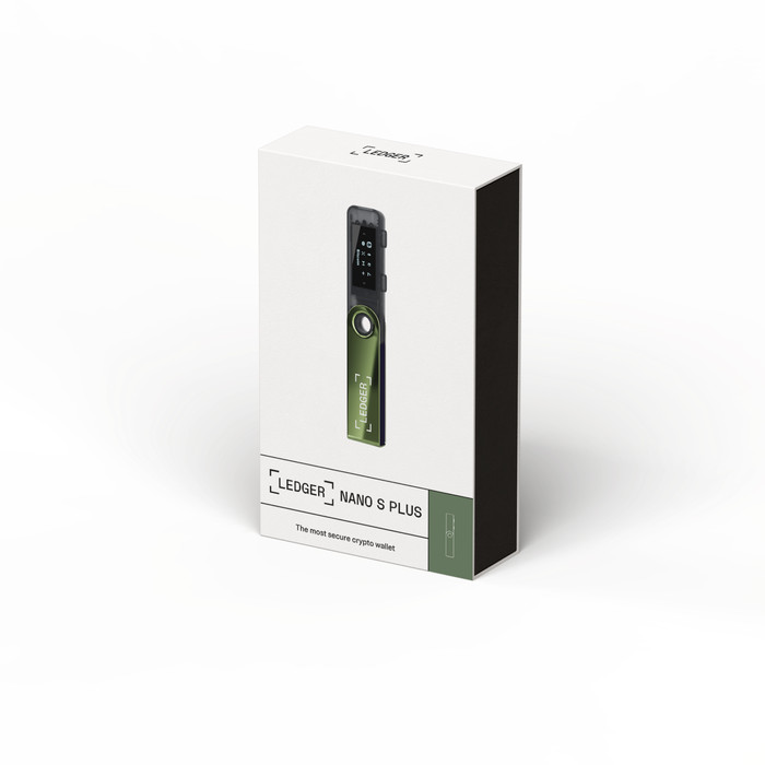 Ledger Nano S Plus Oxidate Green packaging