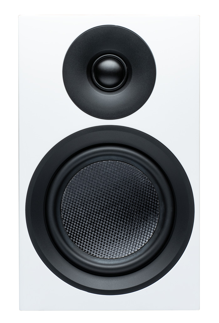 Pro-Ject Colourful Audio System E Weiß vorne