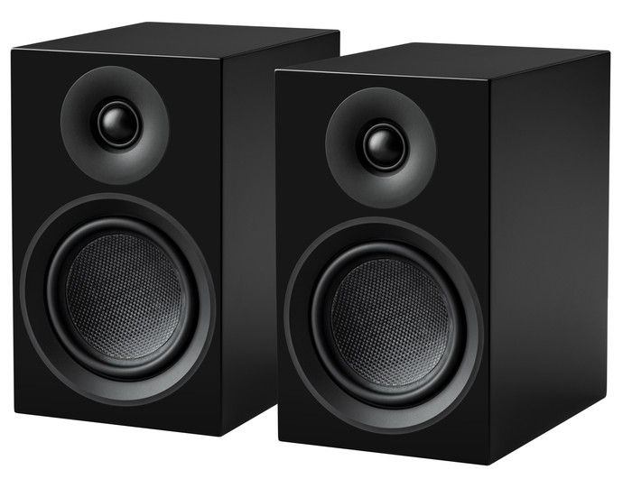 Pro-Ject Colourful Audio System E Black right side