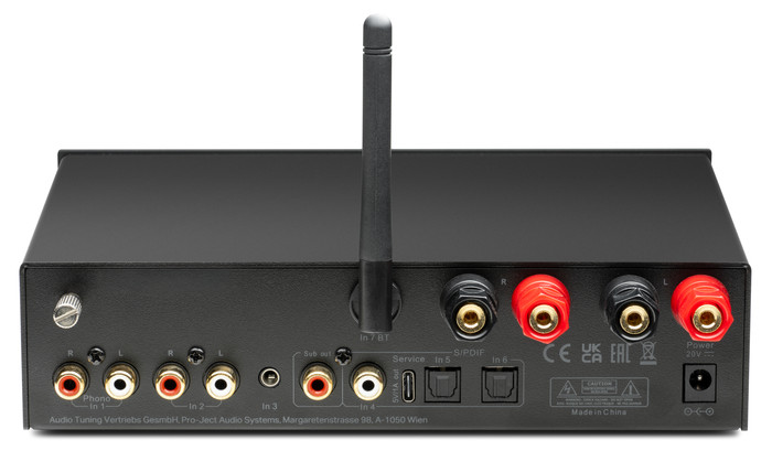 Pro-Ject Colourful Audio System E Black back