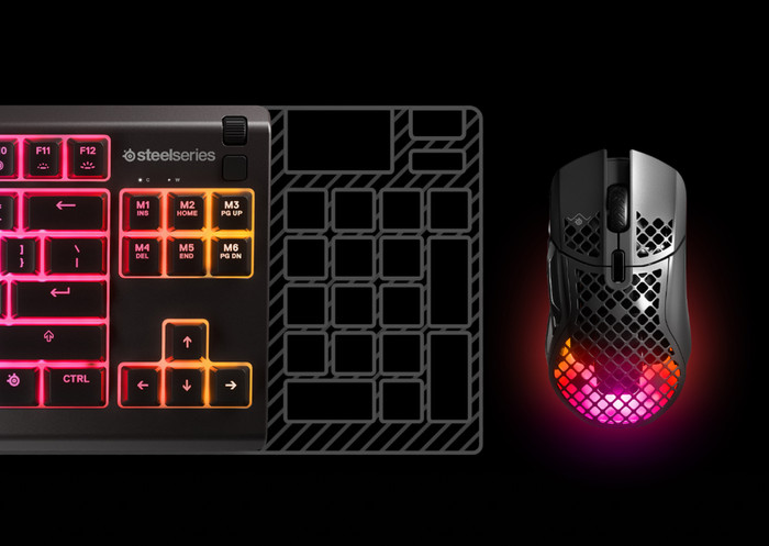 SteelSeries Apex 3 TKL Schwarz QWERTZ visueller lieferant