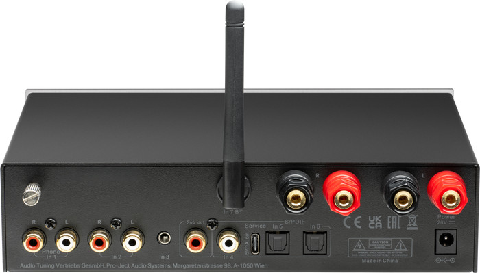 Pro-Ject Stereo Set E Phono Weiß rückseite