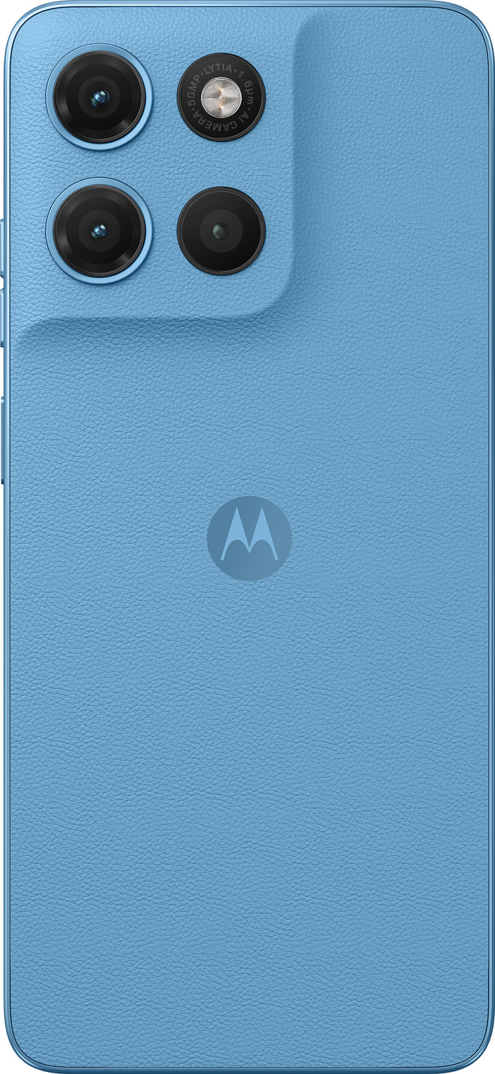 Motorola Moto G17 Hellblau 4G rückseite