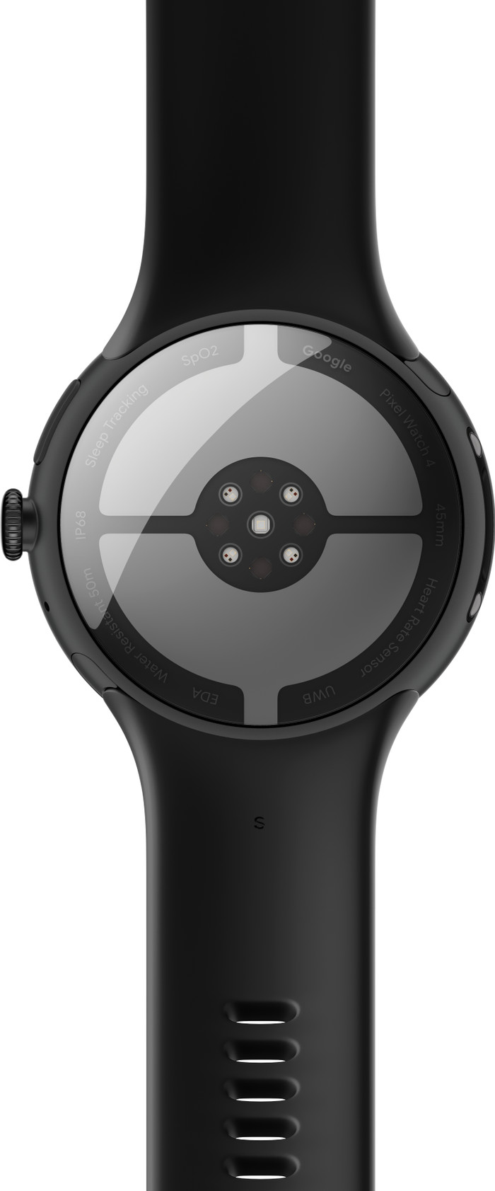 Google Pixel Watch 4 Black 45mm back