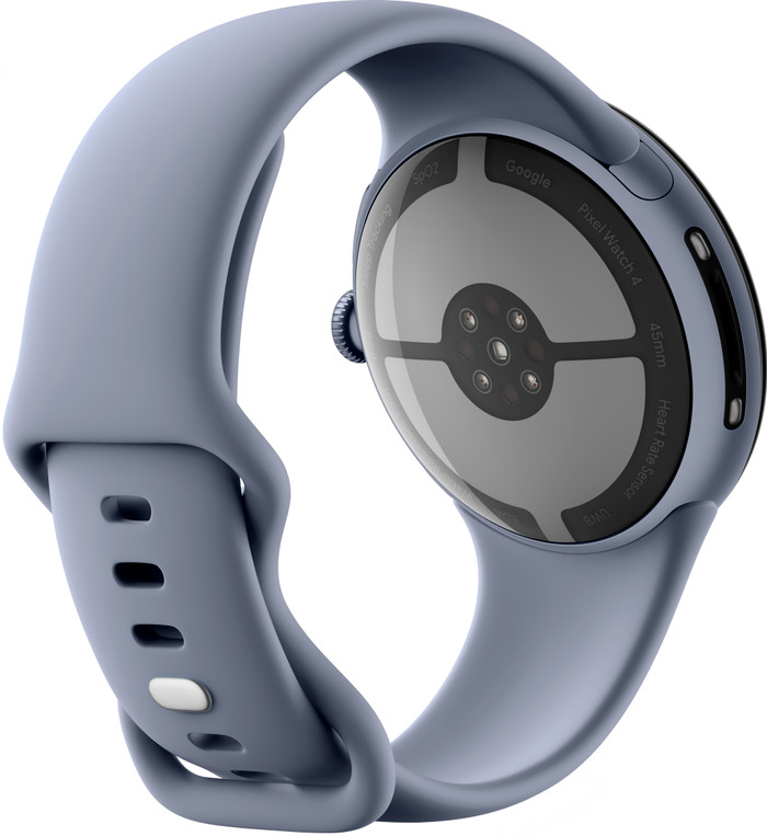 Google Pixel Watch 4 Grau 45 mm rückseite