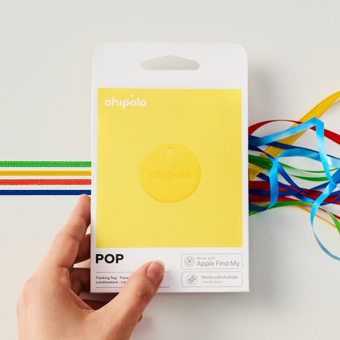 Chipolo POP yellow packaging