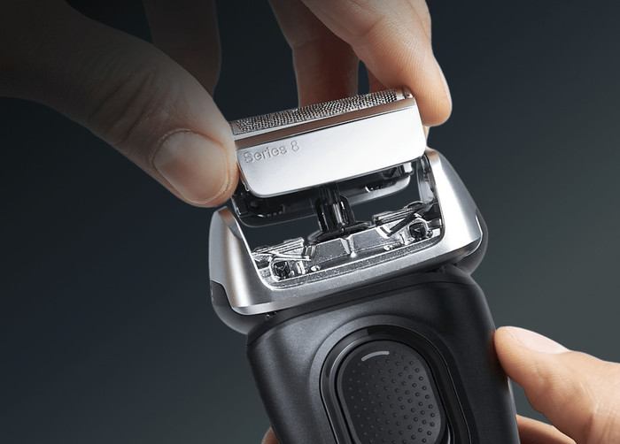 Braun Series 8 83M produkt in gebrauch