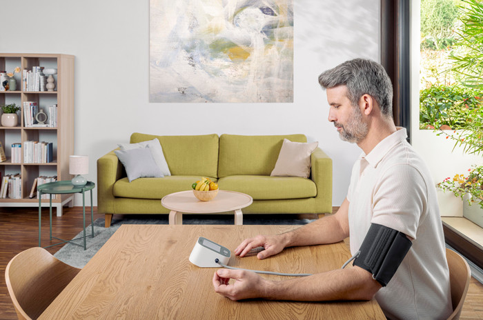 Omron X2+ Connect produkt in gebrauch