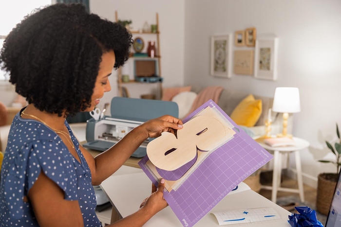 Cricut Lime wood 15.2x30.5cm product in use