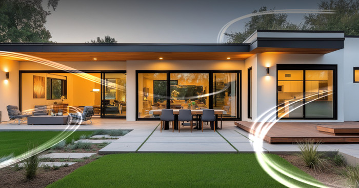 NETGEAR Orbi RBE372 product in use