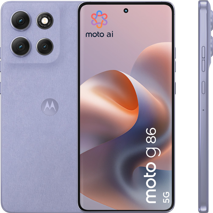 Motorola Moto G86 256GB Purple 5G front