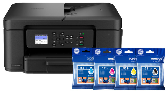 Brother DCP-J1360DW + 1 Satz Reservepatronen Main Image