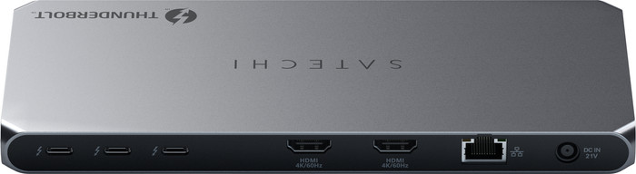 Satechi Thunderbolt 4 DisplayLink Docking Station back