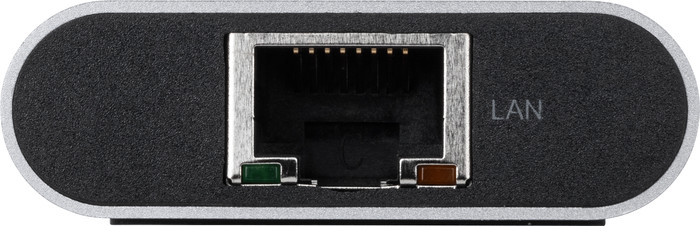 BlueBuilt 8-in-1 Docking Station with USB-C Silver left side