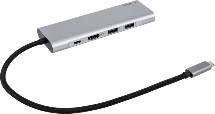 BlueBuilt 8-in-1 Docking Station with USB-C Silver top