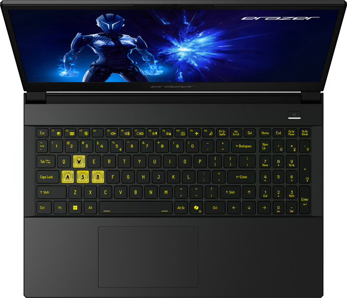 ERAZER Deputy 15 P1 - 15,6" - Intel Core 7 - 16GB RAM/1TB SSD - RTX 5060 oberseite