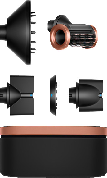 Dyson Supersonic Nural Straight + Wavy Limited Edition Amber Silk zubehör