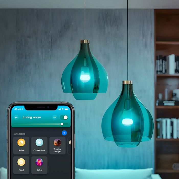 Philips Hue White & Color Starterset E27 1.100 lm Doppelpack + Bridge Pro visueller lieferant