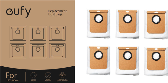 eufy L60 Vacuum Cleaner Bags (6 units) Main Image