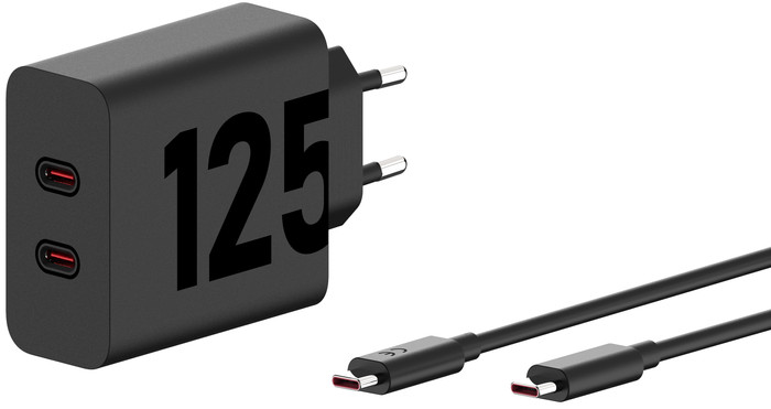 Motorola TurboPower Ladegerät 125 W mit 2 Ports + USB-C-Kabel Main Image