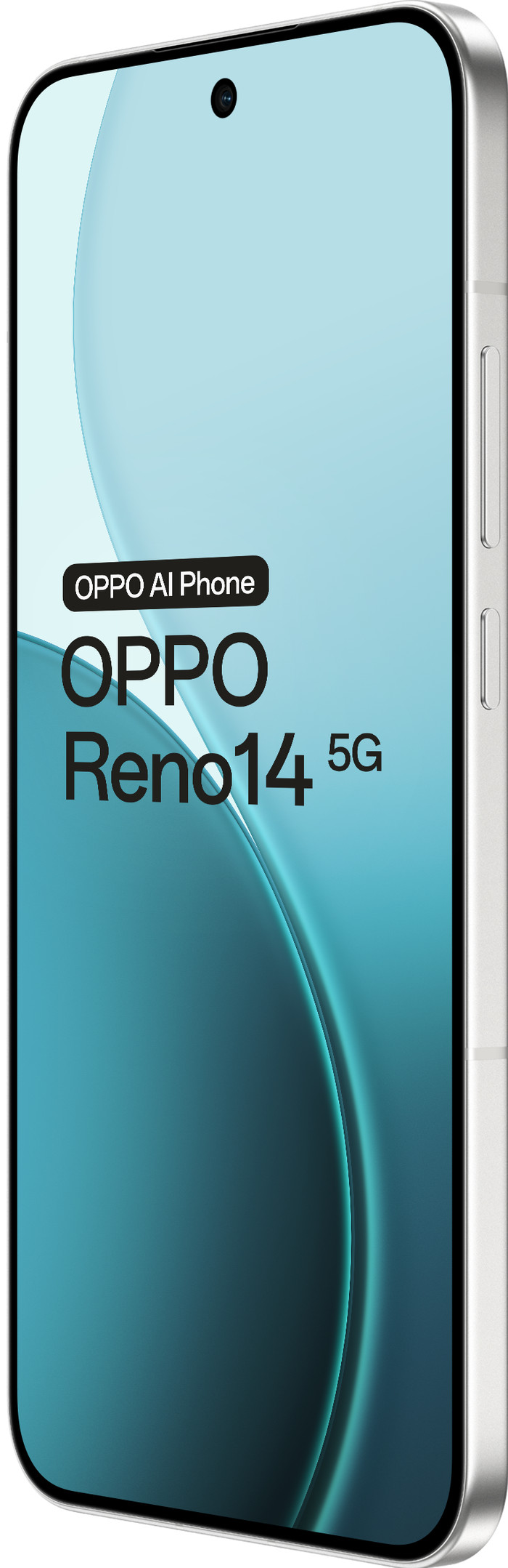 OPPO Reno14 256GB Weiß 5G vorne