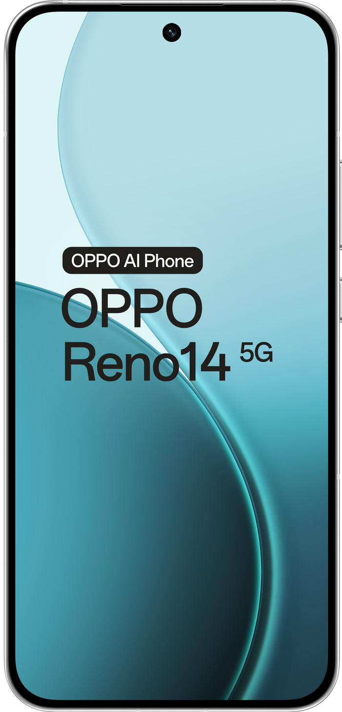 OPPO Reno14 256GB Weiß 5G vorne