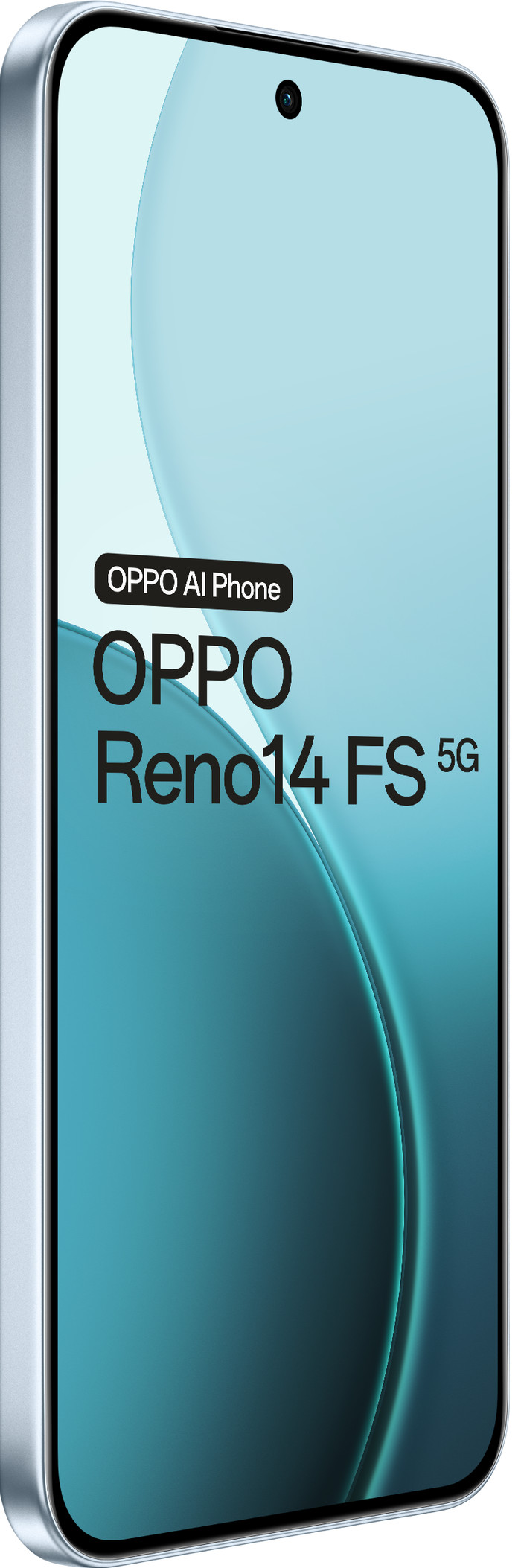 OPPO Reno14 FS 512GB Blau 5G vorne