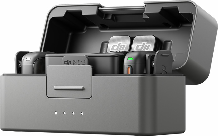 DJI Mic 3 + Charging Case right side