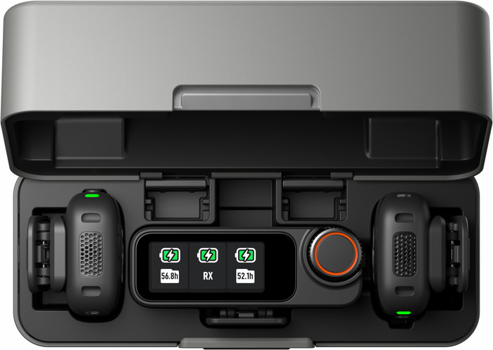 DJI Mic 3 + Charging Case top