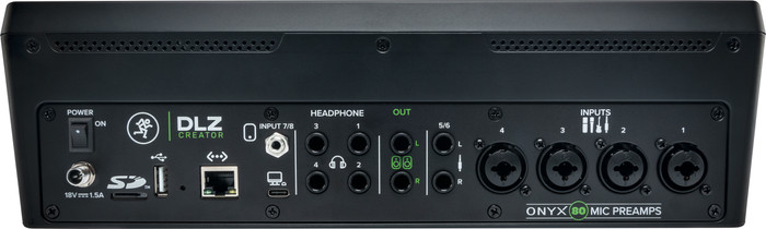 Mackie DLZ Creator rückseite