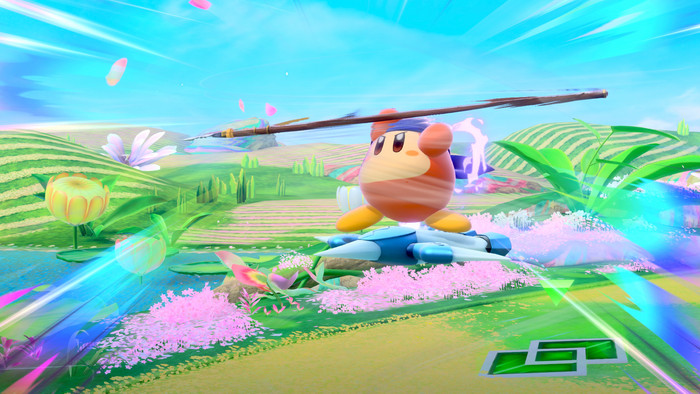 Kirby Air Riders Nintendo Switch 2 product in use