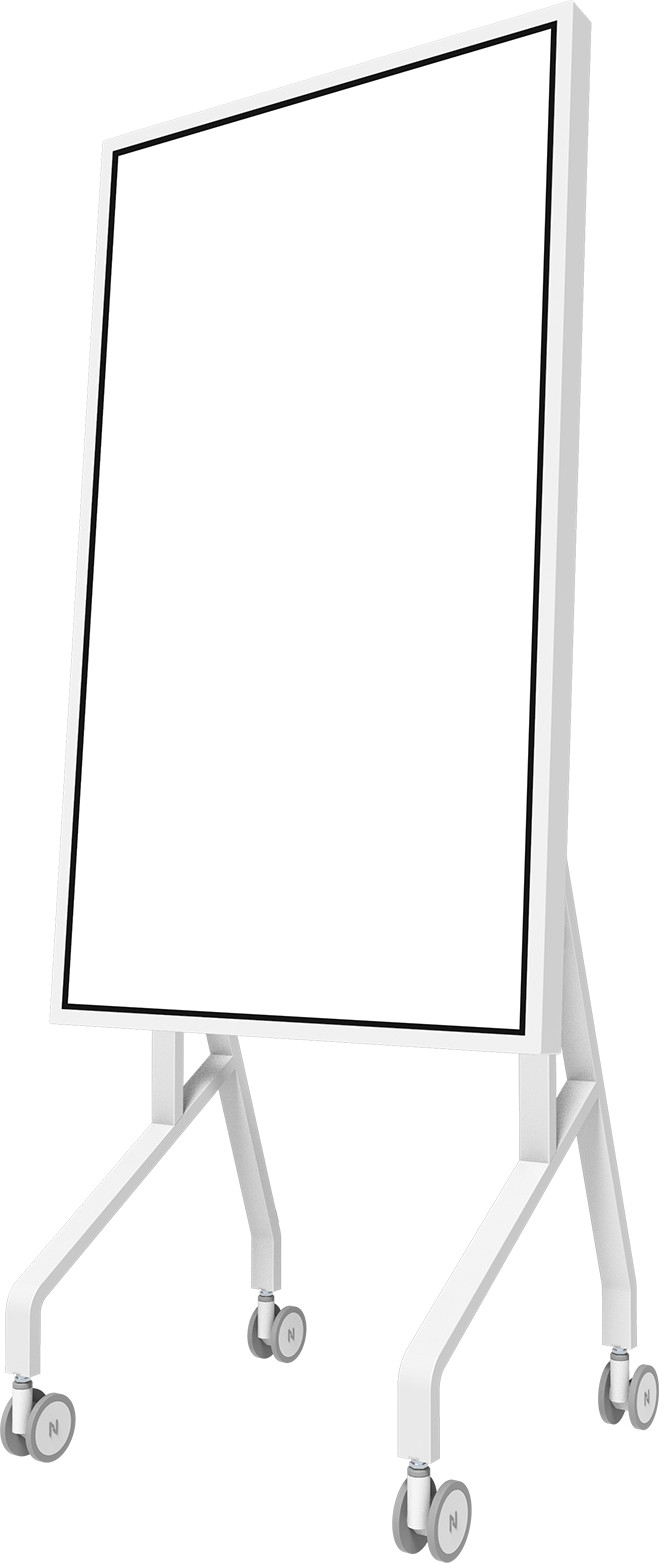 Samsung Flip Pro WM65B + Neomounts MOVE Go Flip FL50-515WH1 detail