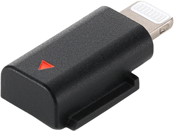 DJI Mic 3 Lightning Adapter linke seite