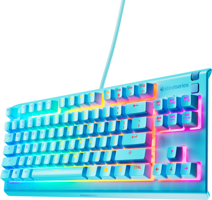 SteelSeries Apex 3 TKL Aqua QWERTZ right side