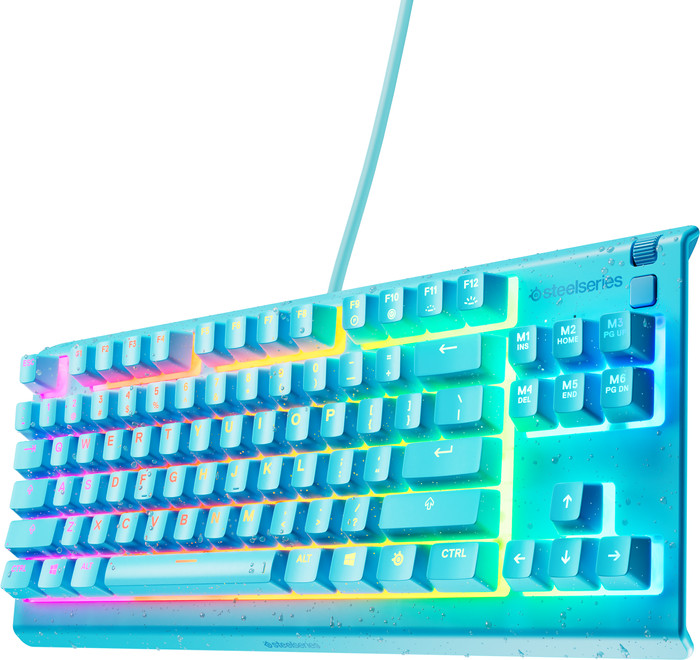 SteelSeries Apex 3 TKL Aqua QWERTZ right side