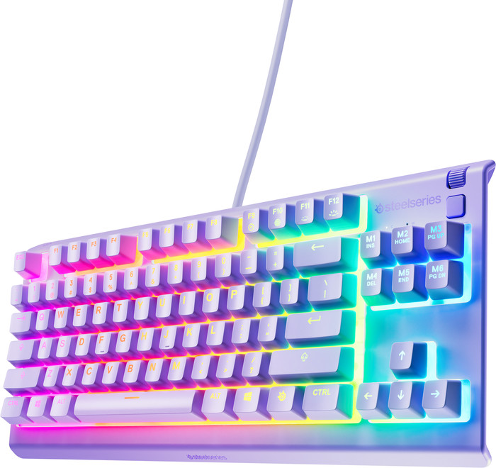 SteelSeries Apex 3 TKL Lavender QWERTZ right side