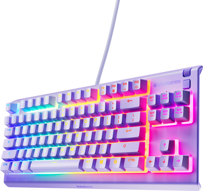 SteelSeries Apex 3 TKL Lavender QWERTZ right side