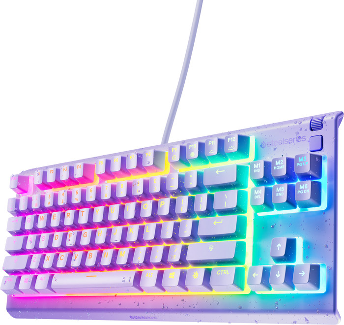 SteelSeries Apex 3 TKL Lavender QWERTZ right side