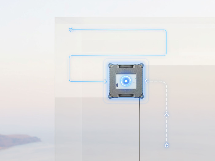 Dreame C1 produkt in gebrauch