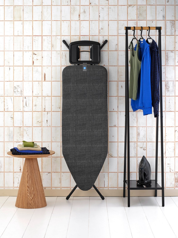 Brabantia Ironing Board C 124x45cm Denim Black product in use