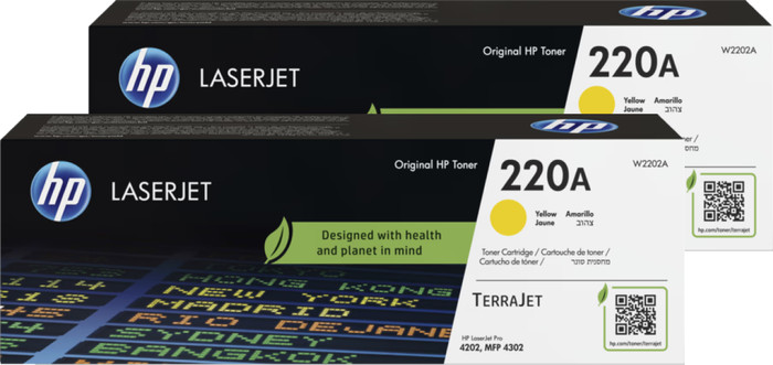 HP 220A LaserJet Toner Gelb (2 Stück) Main Image